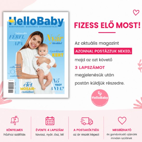 HelloBaby magazin előfizetés 2026