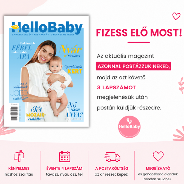 HelloBaby magazin előfizetés 2026