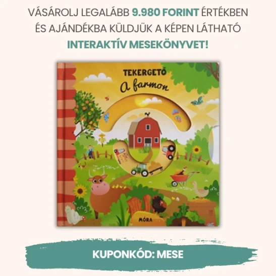AJÁNDÉK MESEKÖNYV - KUPONKÓD: MESE
