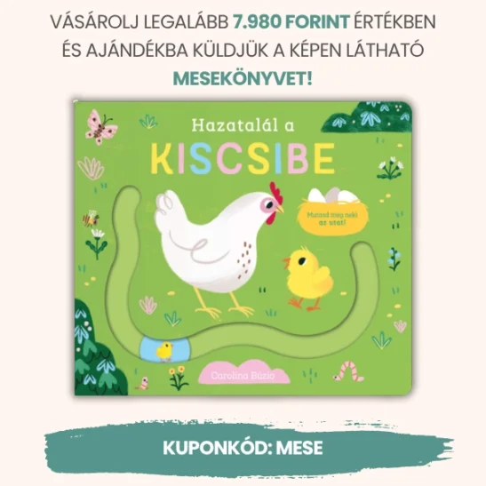 AJÁNDÉK MESEKÖNYV - KUPONKÓD: MESE
