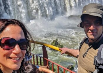 Három picivel az Iguazú-vízesésnél