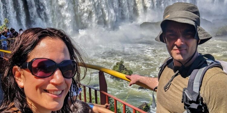Három picivel az Iguazú-vízesésnél