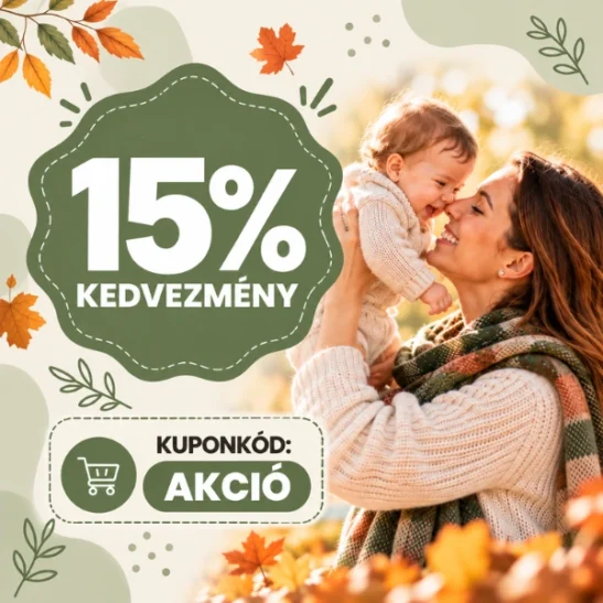 15% KEDVEZMÉNY - KUPONKÓD: AKCIÓ